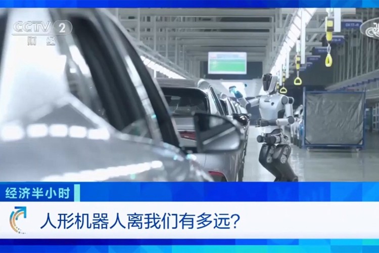 中央电视台《经济半小时》栏目对mile米乐机器人的专题报道
